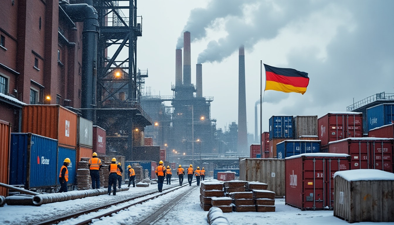 découvrez comment l'allemagne a enregistré une hausse notable de sa production industrielle en janvier, malgré un ralentissement des exportations. analyse des dynamiques économiques et des impacts sur le marché.