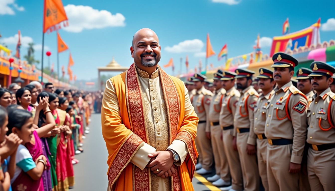 découvrez la présence remarquée de shri amit shah, ministre de l'intérieur et de la coopération, lors du défilé de la journée de la cisf à thakkolam, tamil nadu. un événement marquant célébrant le dévouement et le service des forces de sécurité.