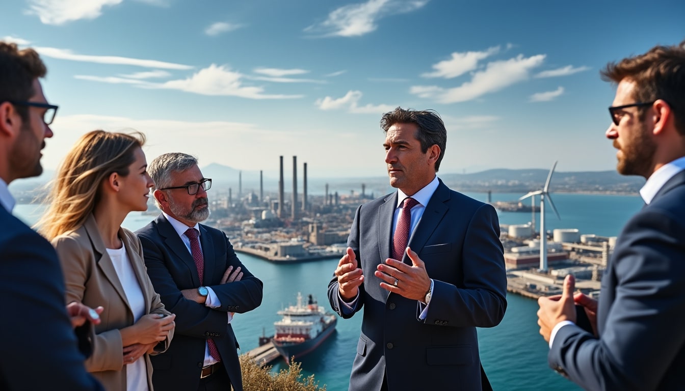 découvrez les ambitions et les projets du ministre de l'industrie et de l'énergie lors de sa visite à fos-sur-mer. un regard sur l'avenir énergétique et industriel de la région et les innovations à venir.