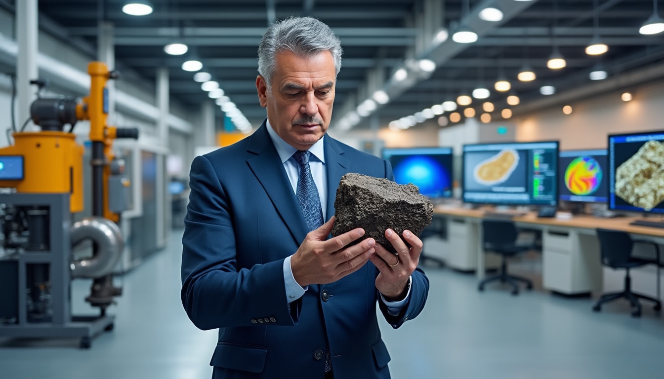 découvrez la visite de marc ferracci, ministre de l'industrie et de l'énergie, alors qu'il explore les installations innovantes du brgm à orléans, mettant en lumière les enjeux et les avancées dans le domaine des ressources minérales et de la transition énergétique.