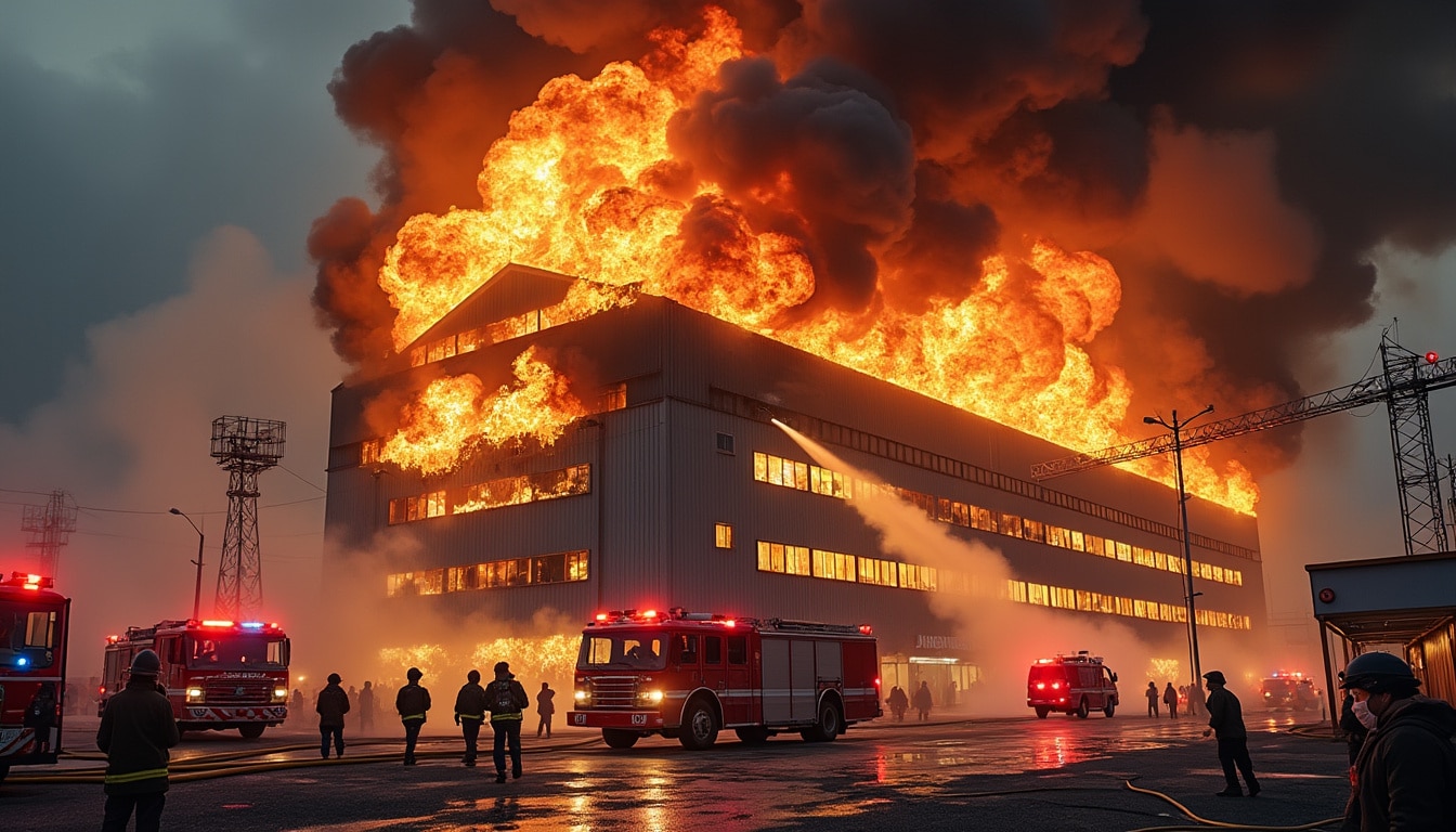 un incendie s'est déclaré dans une usine de hwaseong, entraînant la mise en place d'une réponse d'urgence de niveau 2. découvrez les détails de cet événement et les mesures prises pour garantir la sécurité des travailleurs et des installations.
