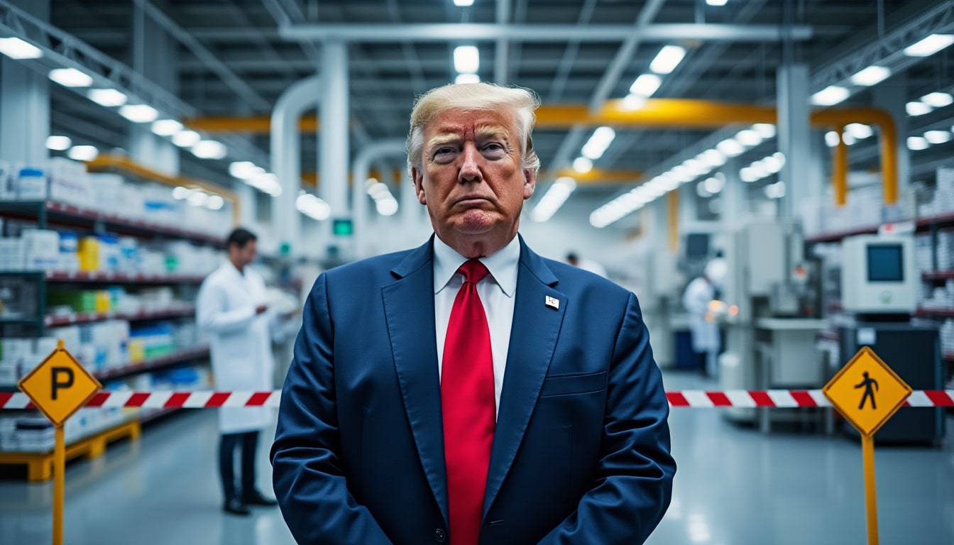 découvrez comment donald trump met en place des mesures temporaires pour protéger le secteur pharmaceutique face aux droits de douane. une analyse des impacts économiques et des enjeux pour l'industrie.