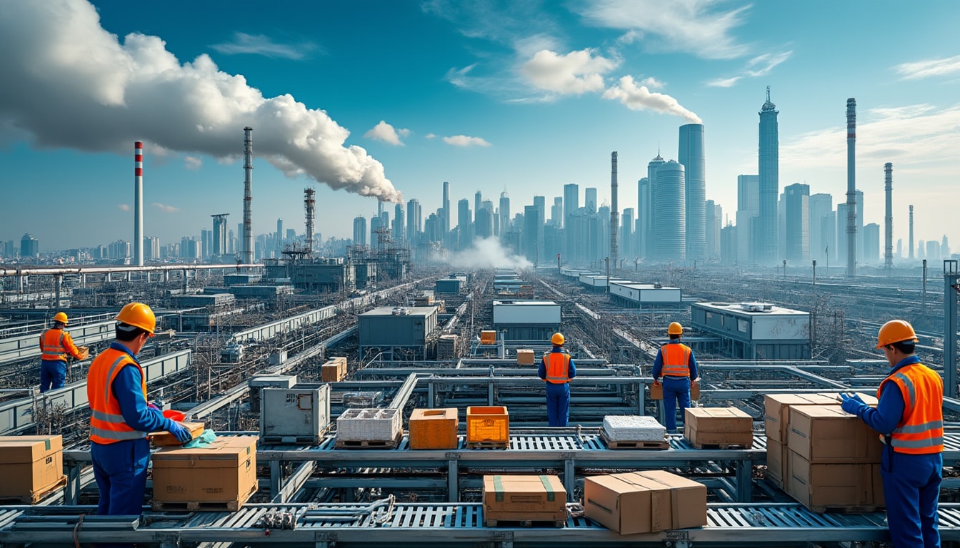 en mars, la chine connaît une augmentation notable de sa production industrielle, soulignant la reprise économique et les dynamiques de croissance dans le secteur manufacturier. découvrez les facteurs clés de cette hausse et son impact sur l'économie mondiale.