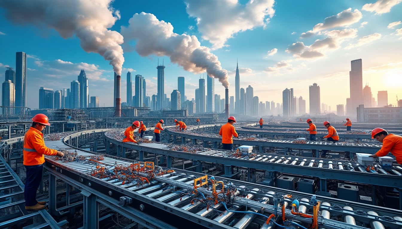 découvrez comment la chine, en mars, a connu une augmentation marquée de sa production industrielle, reflet d'une dynamique économique positive. analyse des facteurs contribuant à cette croissance et des implications pour le marché mondial.