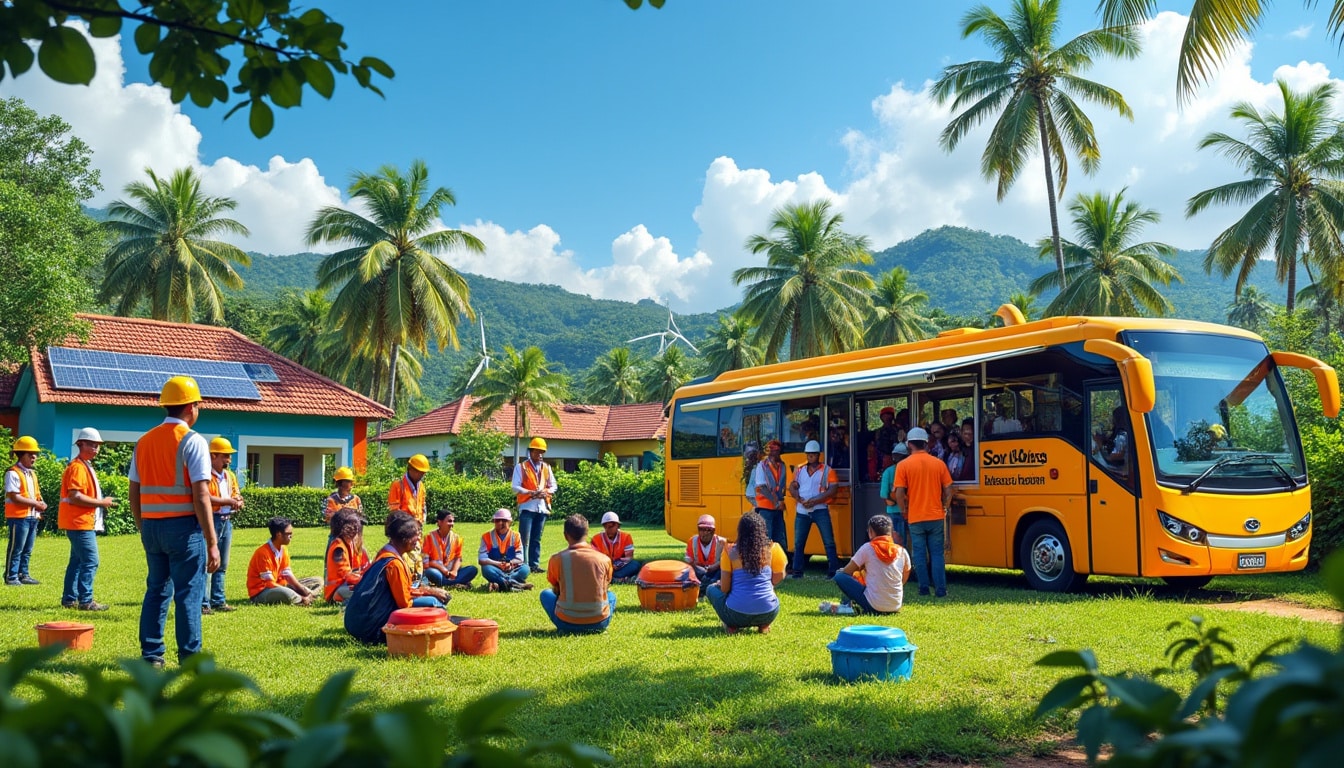 découvrez l'initiative innovante 'skill-on-wheels' de goa, qui consacre 2 crores de roupies à la promotion de la sécurité industrielle dans les zones rurales, offrant ainsi des formations essentielles pour renforcer les compétences et la sécurité des travailleurs. un projet essentiel pour un développement durable et une croissance économique dans les communautés rurales.