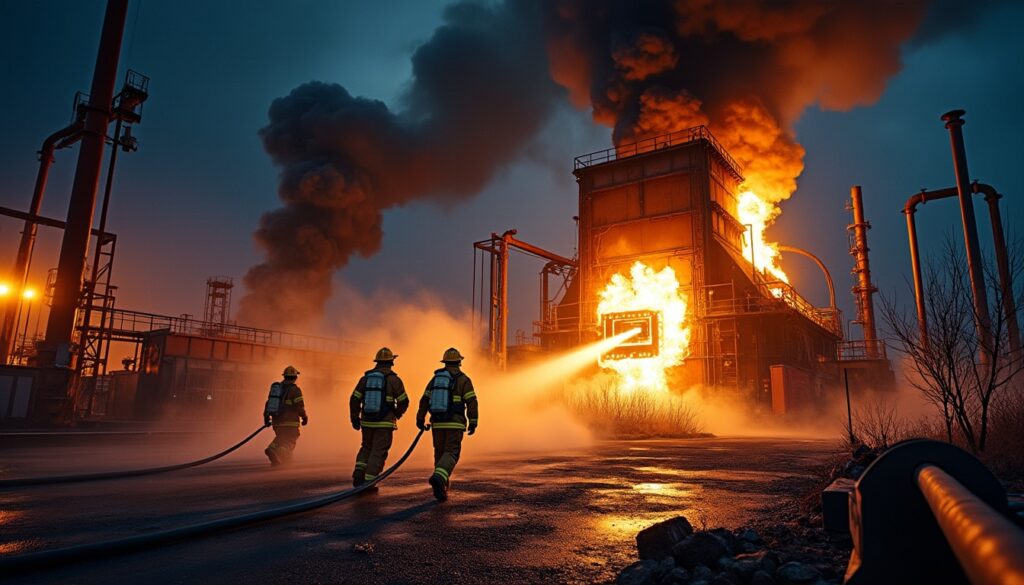 découvrez les détails d'un important incendie nocturne survenu dans un four industriel à villeneuve-saint-germain. cet incident a entraîné des enjeux de sécurité et des opérations de secours mobilisant les pompiers et les services d'urgence.