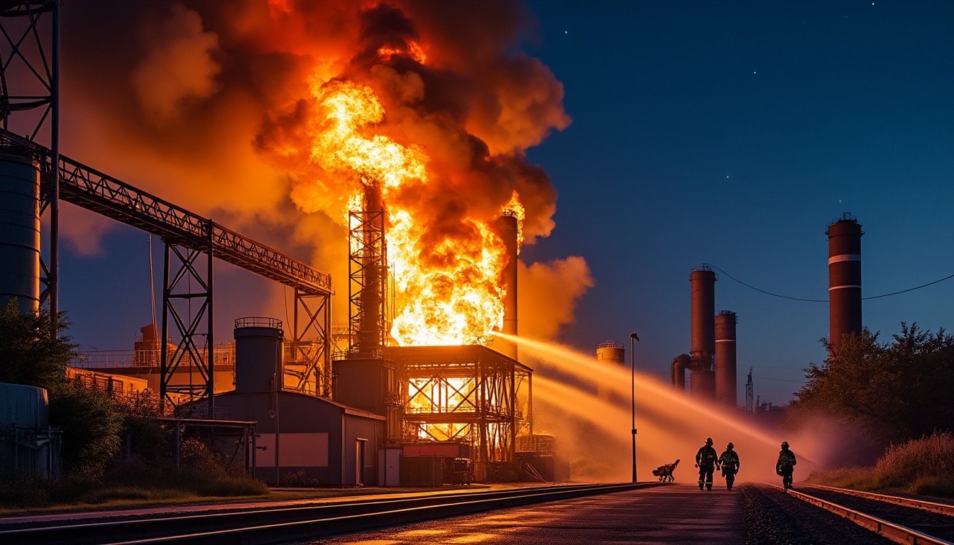 un incendie s'est déclaré cette nuit dans un four industriel à villeneuve-saint-germain, suscitant une intervention d'urgence des pompiers. découvrez les détails de cet événement et les conséquences sur l'activité de l'usine.