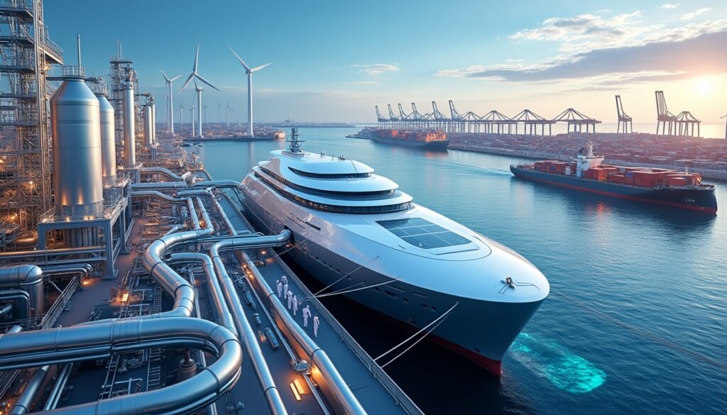 découvrez comment la france projette de transformer le secteur maritime d'ici 2030 grâce à une production industrielle de carburants de synthèse, alliant innovation et durabilité pour un avenir maritime plus respectueux de l'environnement.