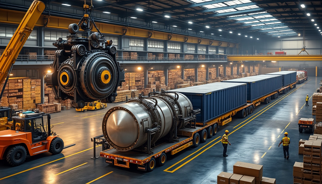 découvrez comment rhenus optimise la logistique complexe du transport d'équipements industriels, garantissant fiabilité et efficacité. profitez de notre expertise pour vos solutions logistiques sur mesure.