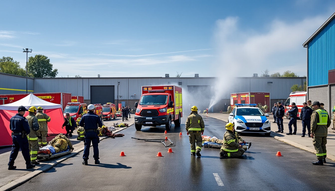 découvrez comment villeneuve-le-roi renforce sa sécurité civile à travers un exercice innovant dans la zone industrielle de la carelle, visant à préparer la population et les acteurs locaux à faire face aux situations d'urgence.