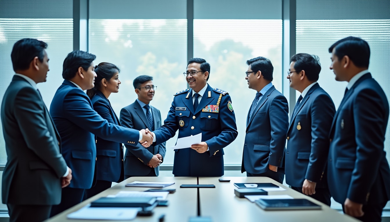 le cisf et l'université rashtriya raksha s'associent pour promouvoir une formation avancée en sécurité et stimuler l'innovation. ce partenariat vise à améliorer les compétences des professionnels de la sécurité et à répondre aux défis contemporains dans ce domaine crucial.