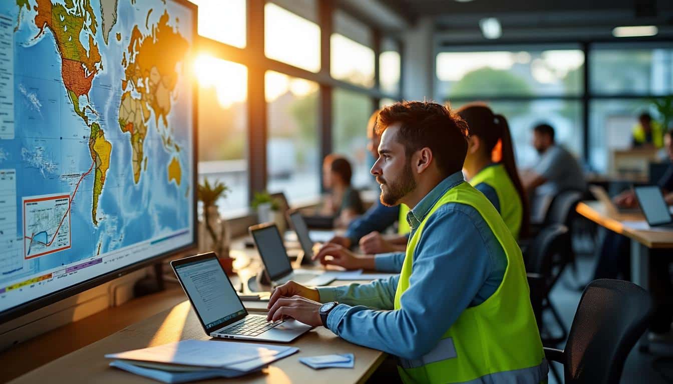 Illustration: Objectifs de la formation et compétences développées en bachelor transport et logistique