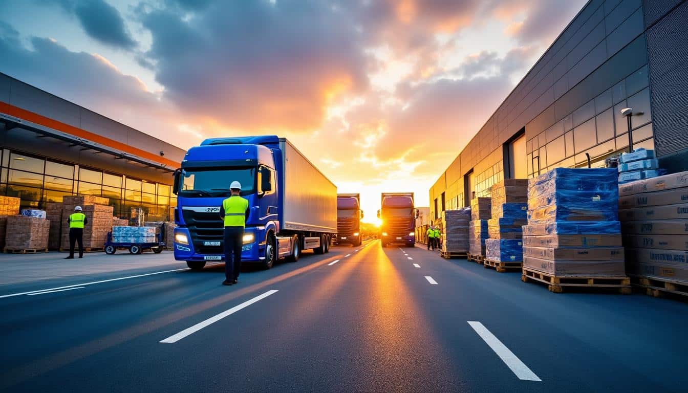 Illustration: Présentation des Transports Dufieux et du secteur de la logistique