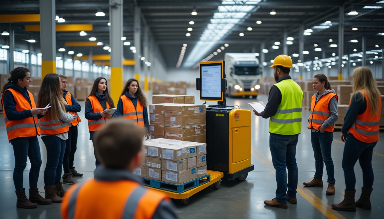 Illustration: Compétences et objectifs de la formation du bac pro transport logistique