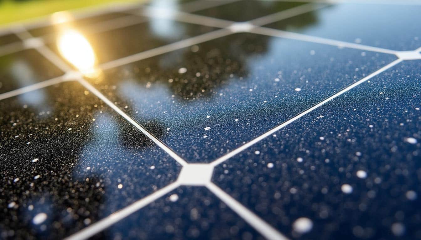 Production solaire : baisse d’efficacité due à la poussière, causes et solutions