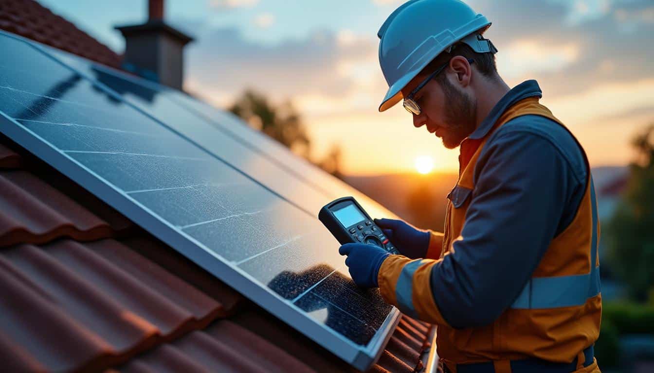 Illustration: Comprendre la production solaire et la variation de la tension le matin