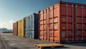 Taille du conteneur 40 pieds : dimensions, capacités et usages