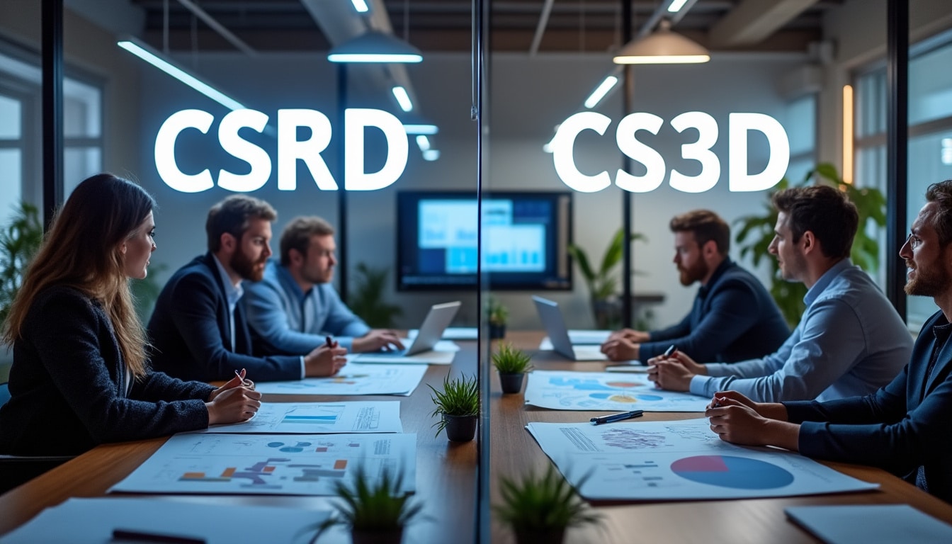 Illustration: Comprendre les différences majeures entre la directive CSRD et la directive CS3D