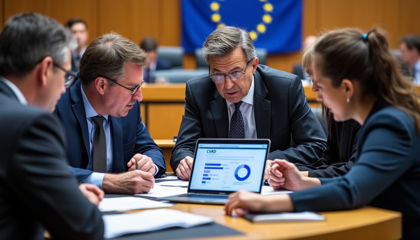 Illustration: Comprendre la directive CSRD et l’implication du Parlement européen