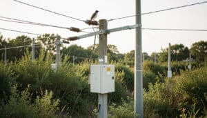 Image mise en avant pour Poste électrique : prévenir tout contact animalier à risque